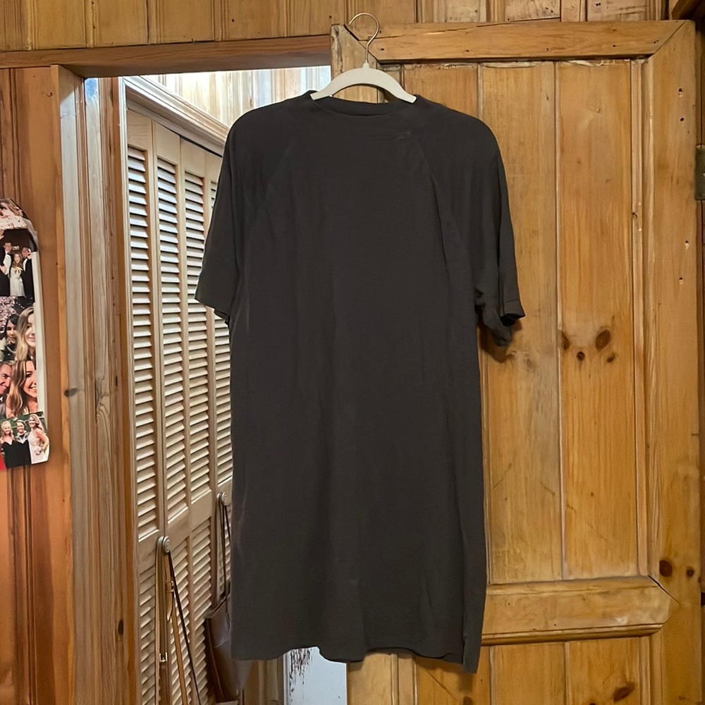 Charcoal grey tshirt dress